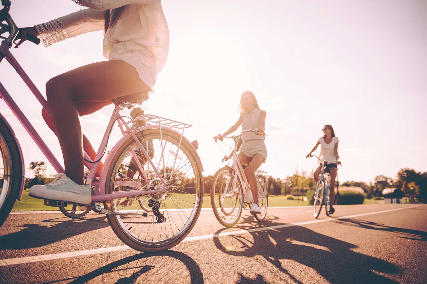 Beautiful day for cycling.
